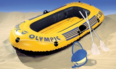 FRIEDOLA WEHNCKE Ensemble bateau Olympic avec pompe et rames Plein air