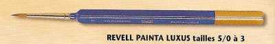 REVELL Pinceau poils de martre taille 0 Peintures, colles et accessoires